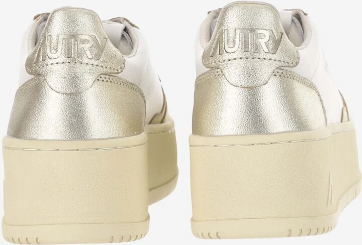 Medalist Platform Leather Sneakers - Image 4