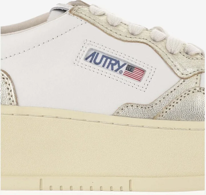 Medalist Platform Leather Sneakers - Image 5