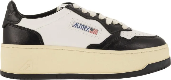 Medalist Platform - Leather Trainers
