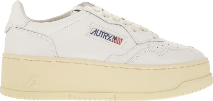 Medalist Platform - Leather Trainers