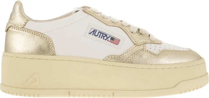 Medalist Platform - Leather Trainers