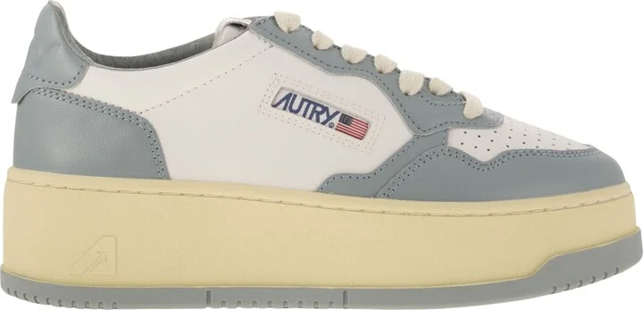 Medalist Platform - Leather Trainers