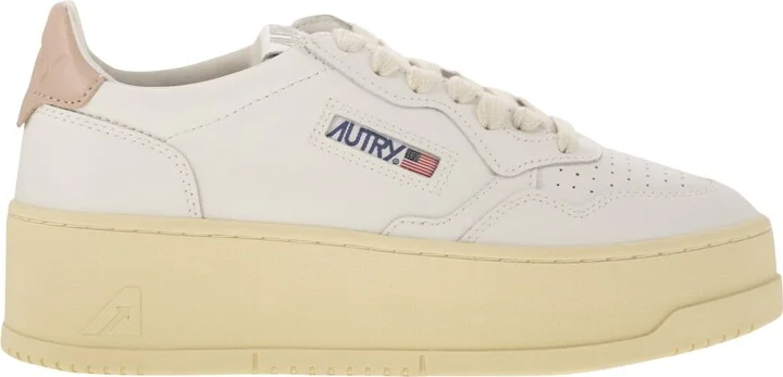 Medalist Platform - Leather Trainers