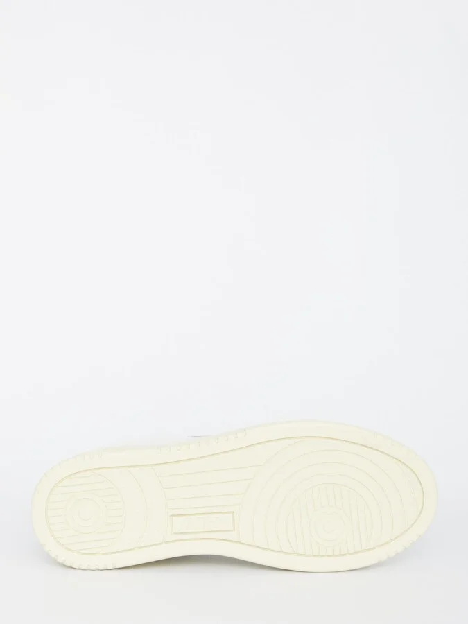 Medalist Silver And White Sneakers - Image 4