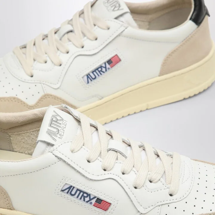 Medalist Sneakers In White\/black Leather - Image 5