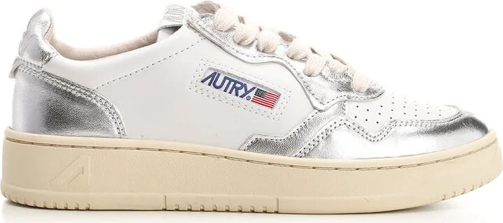 'medalist' Sneakers With Silver Inserts