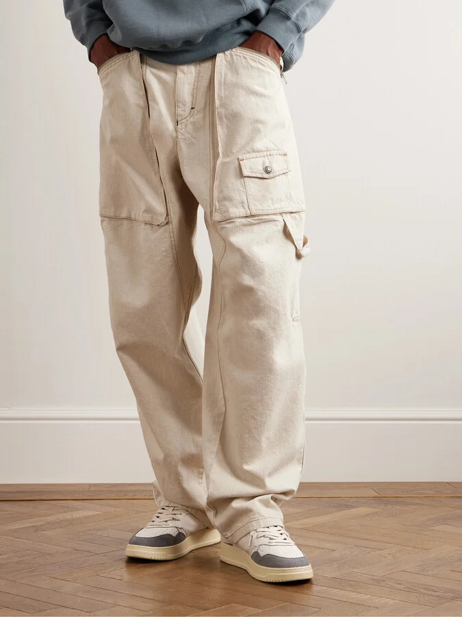 Medalist Suede-Trimmed Leather Sneakers - Image 2