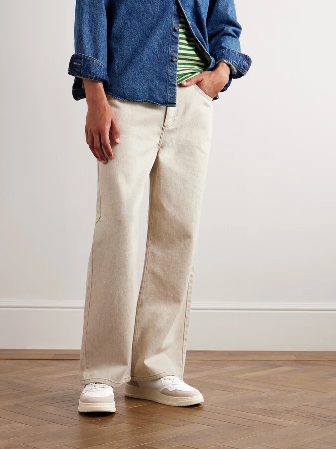 Medalist Suede-Trimmed Leather Sneakers - Image 2