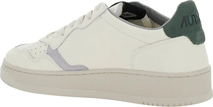 'medalist' White Low Top Sneakers With Logo Patch On Tongue And Side And Logo Lettering On The Heel In Leather Man - Image 3