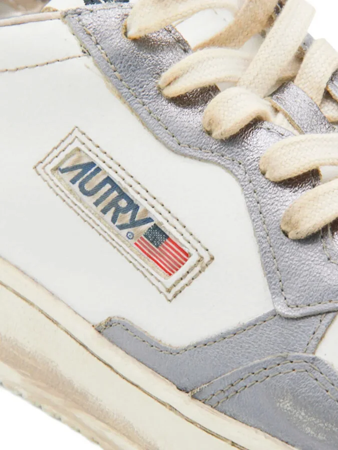 Medallist lace-up leather sneakers - Image 3