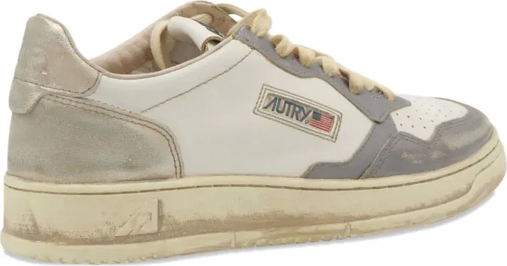 Medallist lace-up leather sneakers - Image 4