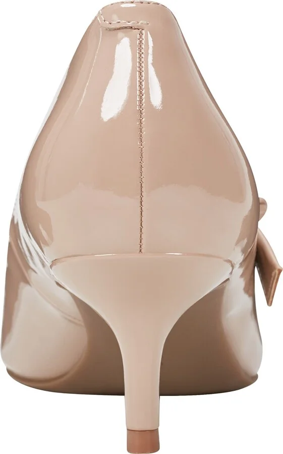 Medley Mary Jane Pointed Toe Kitten Heel Pump - Image 5