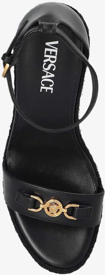 Medusa 120 Leather Wedge Sandals - Image 3