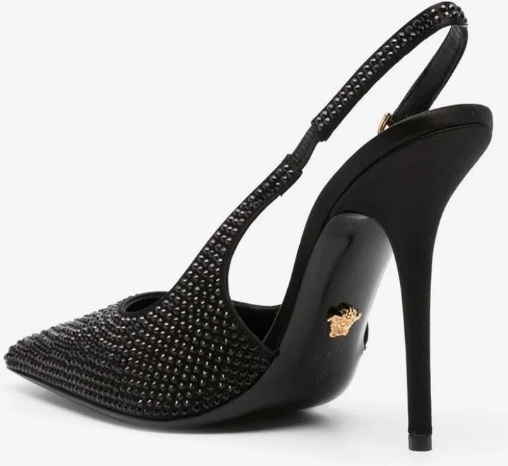 Medusa '95 110 Crystal Slingback Pumps - Image 2