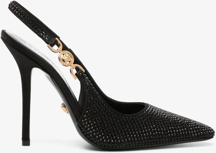 Medusa '95 110 Crystal Slingback Pumps