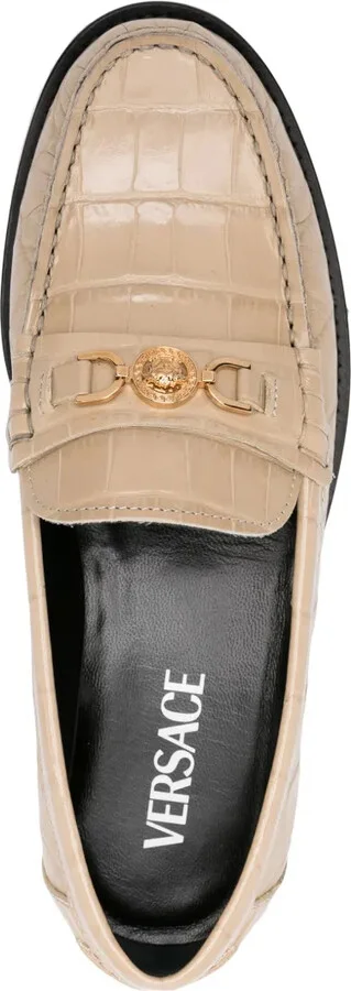 Medusa '95 crocodile-embossed loafers - Image 4
