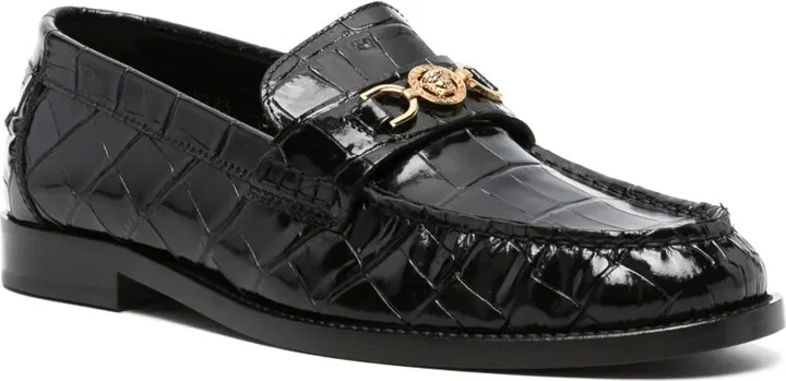 Medusa '95 crocodile-embossed loafers - Image 2