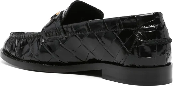 Medusa '95 crocodile-embossed loafers - Image 3