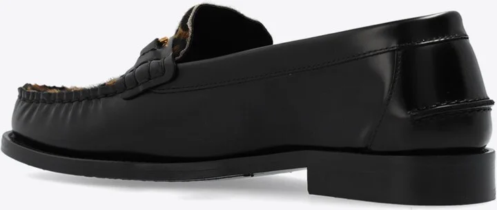 Medusa '95 Leather Leopard Loafers - Image 2