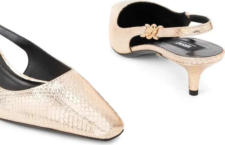 Medusa '95 leather slingback pumps - Image 4