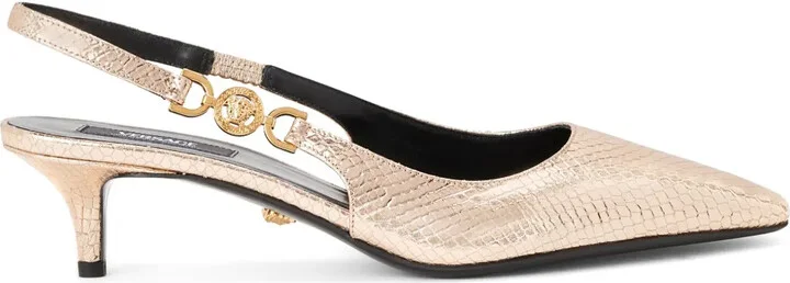 Medusa '95 leather slingback pumps