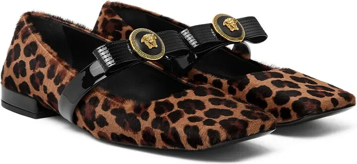 Medusa '95 leopard-print ballerinas - Image 2