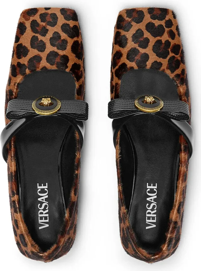 Medusa '95 leopard-print ballerinas - Image 3