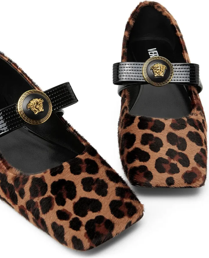 Medusa '95 leopard-print ballerinas - Image 4