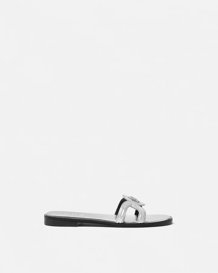 Medusa '95 Metallic Flat Sandals