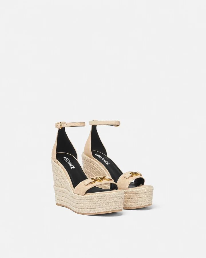 Medusa '95 Suede Wedge Sandals 120 mm - Image 2