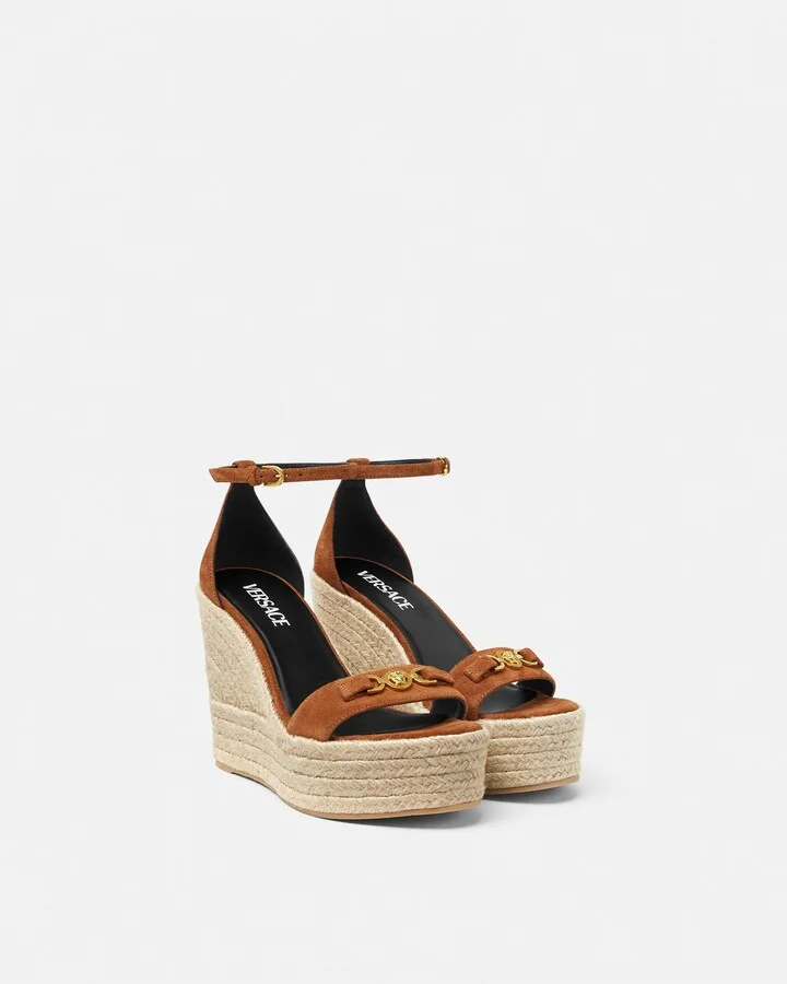 Medusa '95 Suede Wedge Sandals 120 mm - Image 2