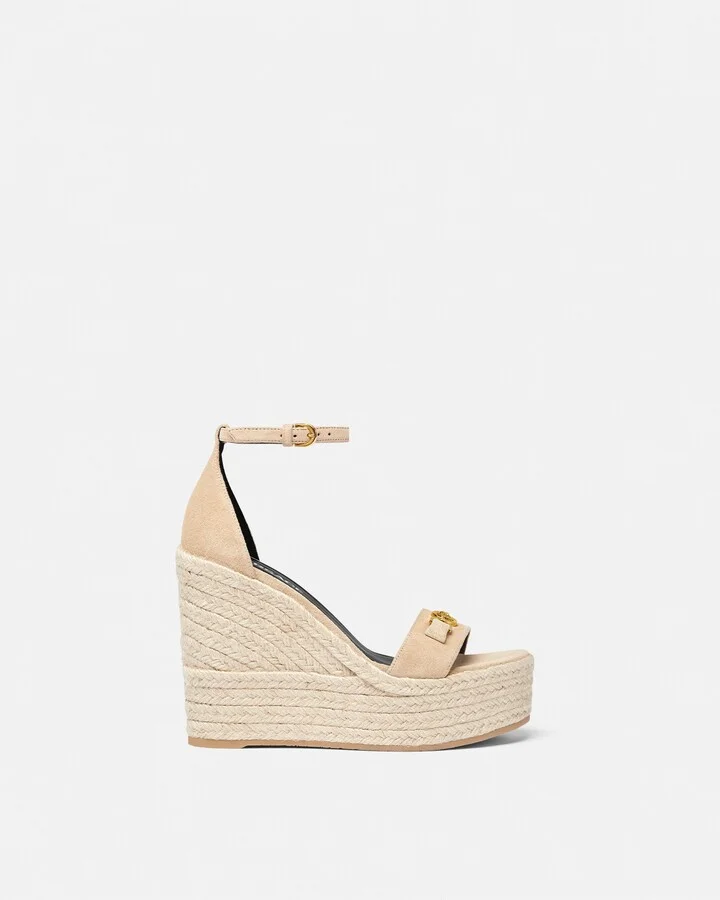 Medusa '95 Suede Wedge Sandals 120 mm