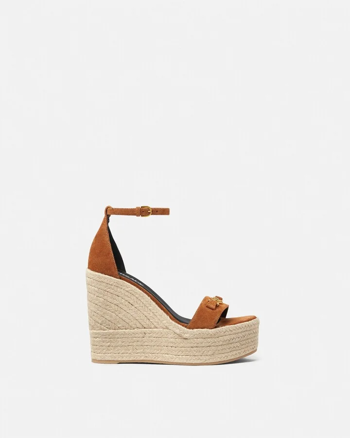Medusa '95 Suede Wedge Sandals 120 mm