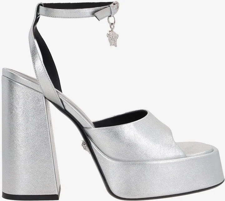 Medusa Aevitas 120 Platform Sandals in Laminated Leather