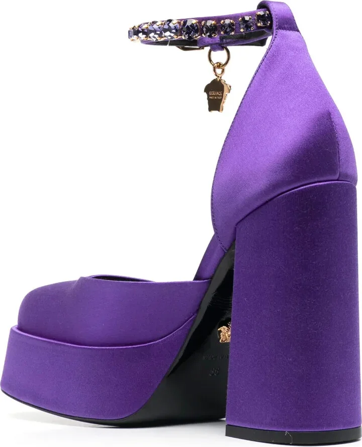 Medusa Aevitas 125mm satin pumps - Image 3