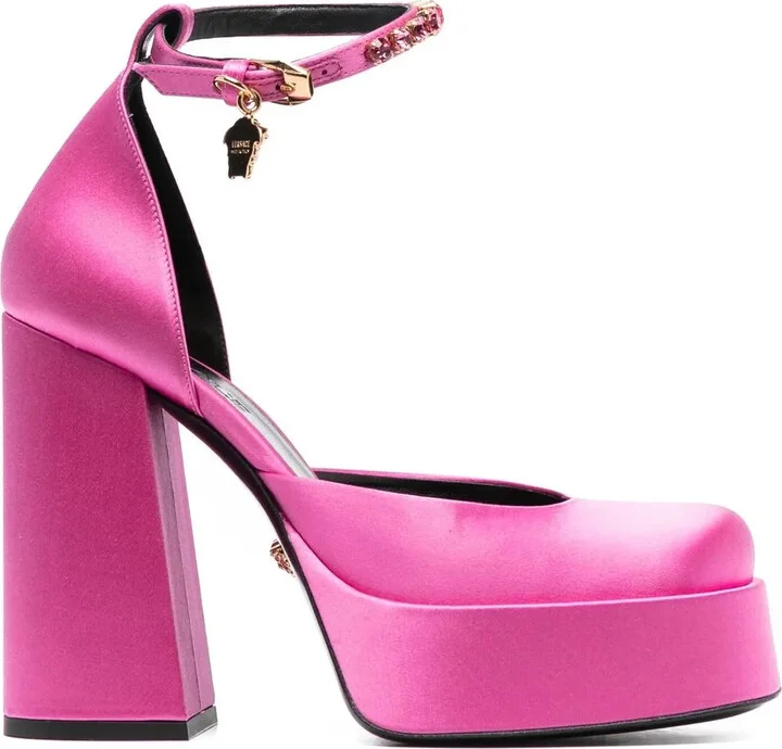 Medusa Aevitas crystal-embellished pumps