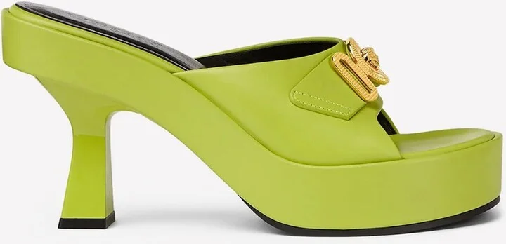 Medusa Biggie 100 Calf Leather Mules