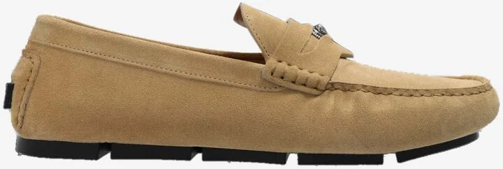 Medusa Biggie Suede Loafers