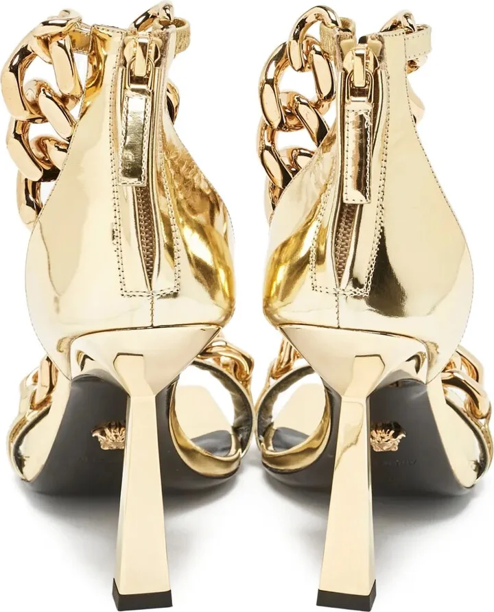 Medusa chain ankle-strap sandals - Image 3