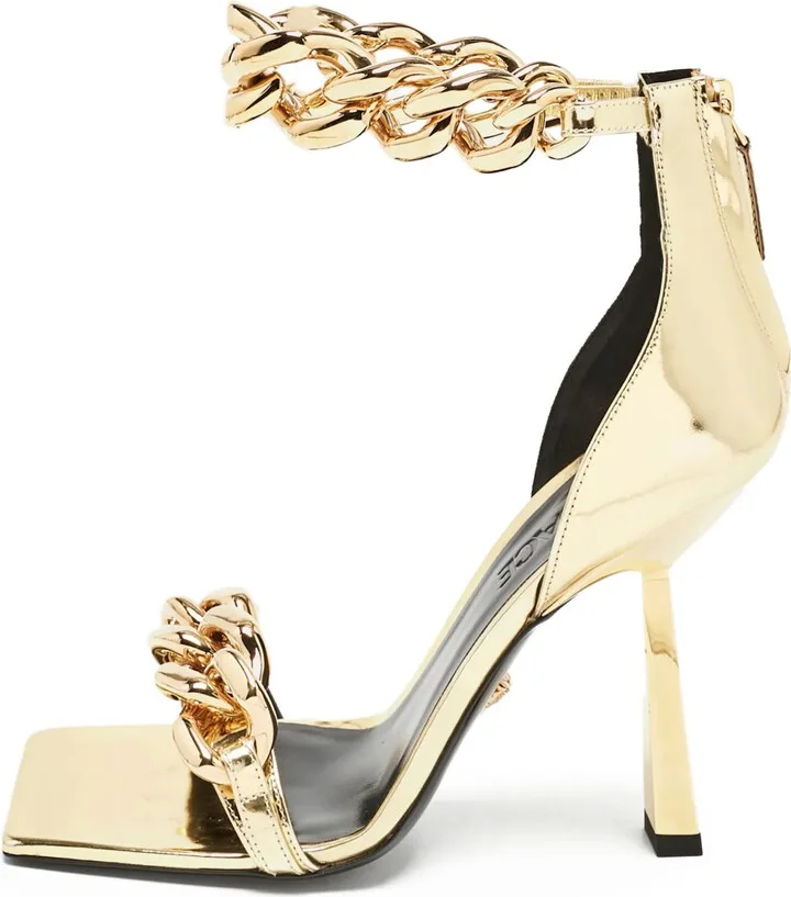 Medusa chain ankle-strap sandals