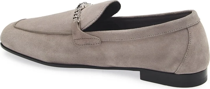 Medusa Chain Suede Loafer - Image 8