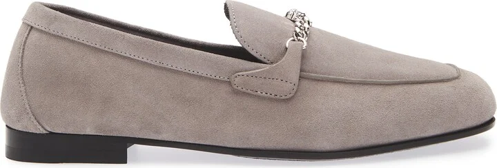 Medusa Chain Suede Loafer - Image 9