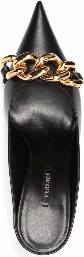 Medusa chain-trim backless mules - Image 4