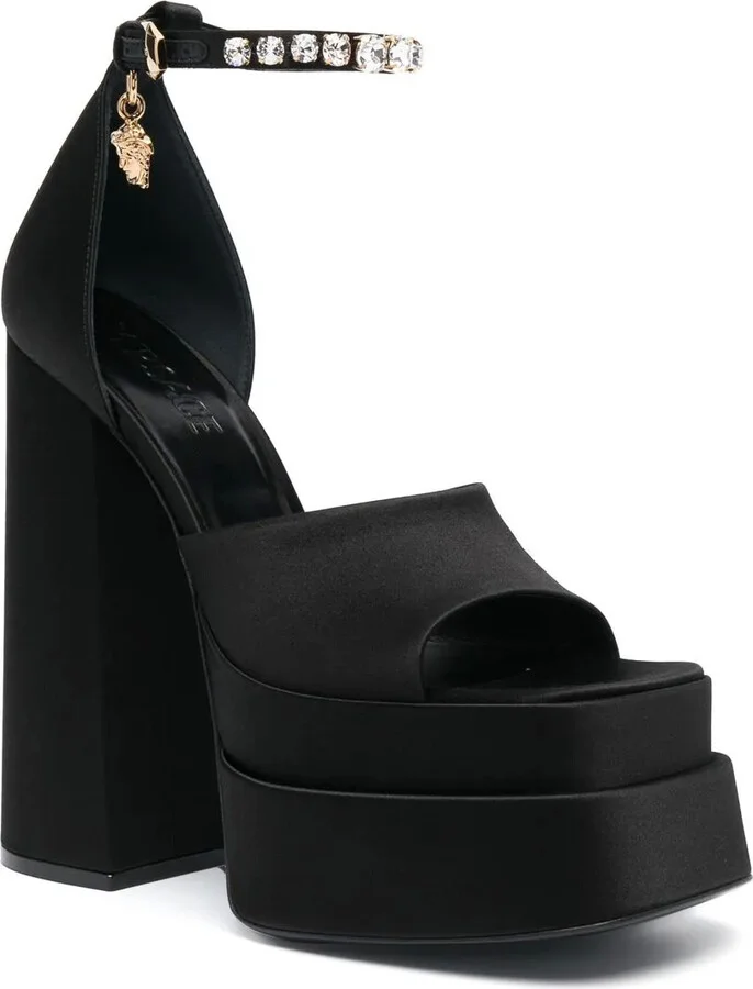 Medusa charm platform sandals - Image 2