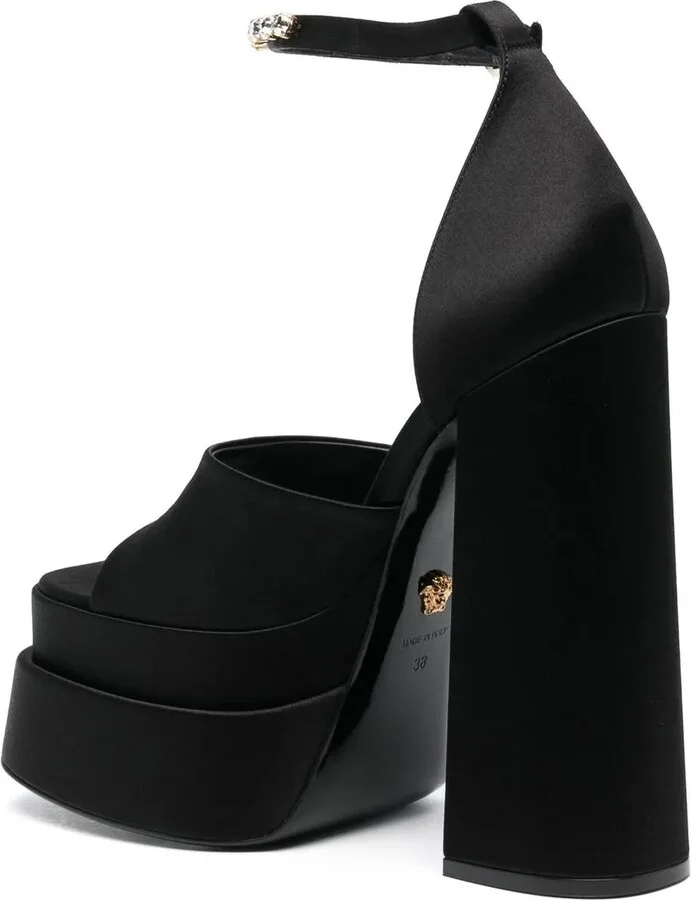 Medusa charm platform sandals - Image 3