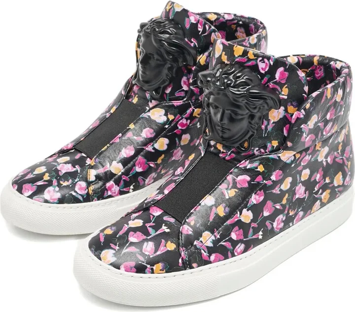 Medusa floral-print sneakers