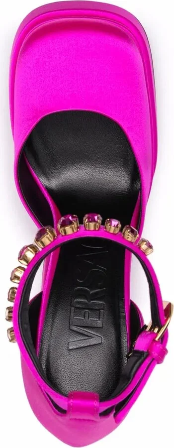 Medusa Head charm platform sandals - Image 4