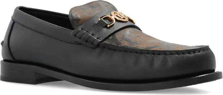 Medusa-head leather loafers - Image 2
