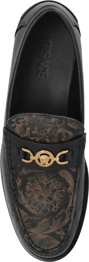 Medusa-head leather loafers - Image 3