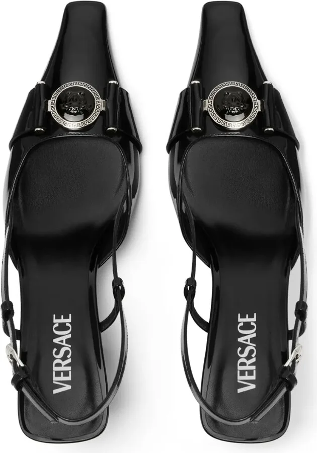 Medusa Head leather pumps - Image 3